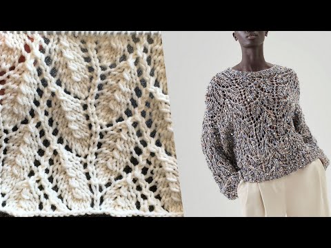 Шикарный узор для шикарного джемпера