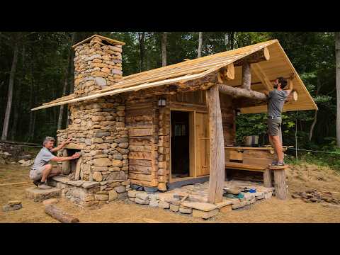 Alone in the Wild | He Built a Survival Shelter from the Simplest Materials