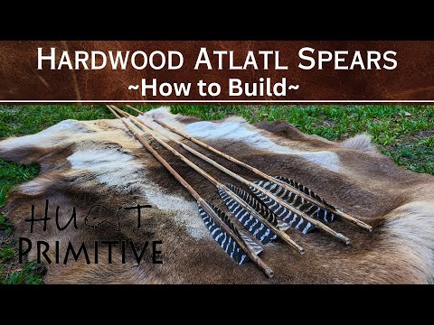 How to Make Wood Atlatl Spears (Darts)