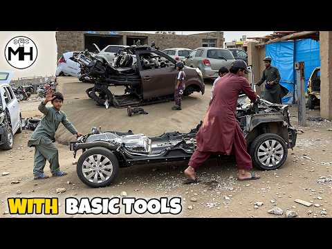 Inside the Secret World of Scrapped Car Reassembly || Here’s How It’s Rebuilt!