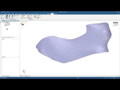 ANSYS 2020R2 SpaceClaim STL to Geometry