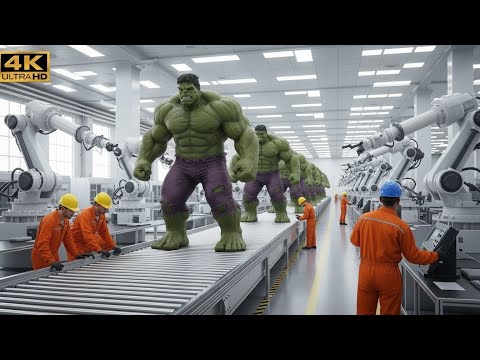 Inside the HULK Action Figure Factory | Real Industrial Manufacturing Process