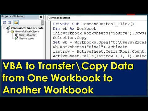 VBA Macro to Copy Data to Another Workbook