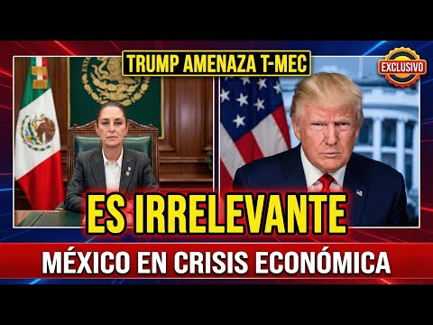 "ES IRRELEVANTE" - TRUMP SOBRE EL T-MEC | MÉXICO FRENTE AL DESASTRE ECONÓMICO