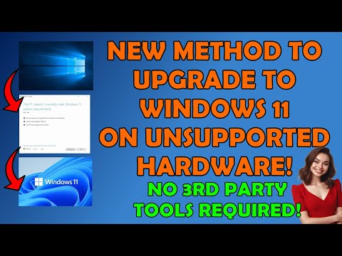 New Way To Upgrade From Windows 10 to 11 on Older Hardware - No 3rd Party Tools Required!