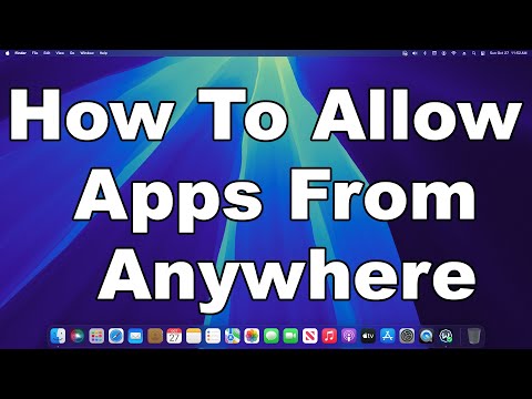 How To Open Unidentified Developer Apps & Allow Downloads From Anywhere On Apple Mac 2024