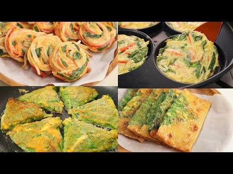 쉽고 맛있는 전 요리 7가지! 간단한 재료로 맛있게 전 부쳐요~👍💯