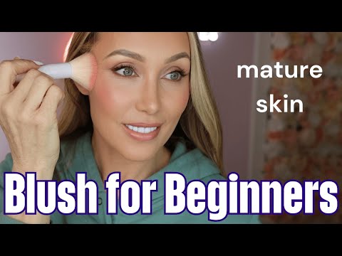 How To Choose The Right BLUSH Placement For Mature Skin