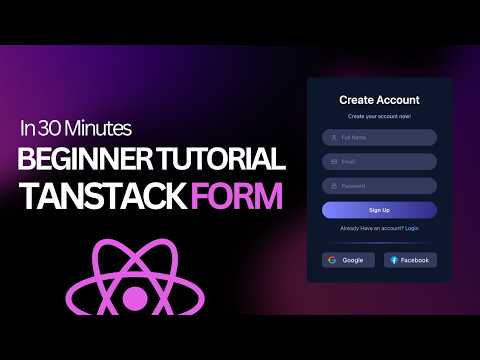TanStack Form Tutorial | How to Best Handle Forms in React