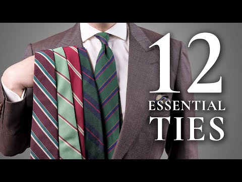 12 Ties Every Man Should Invest In - Essential & Best Men's Neckties