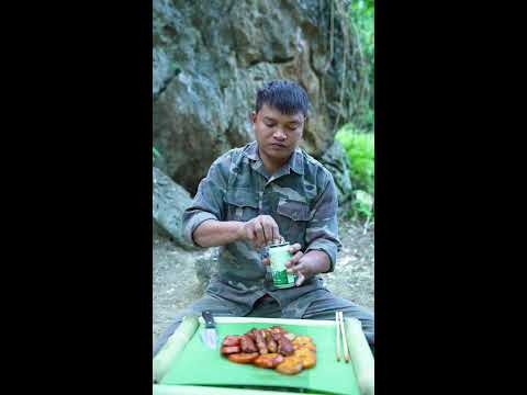Survival Tips - Clean the Rock - He Has a BBQ #Survival #Tricks #tips
