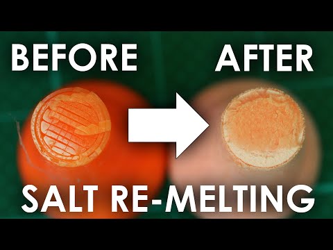 The STRENGTH of 3D prints REMELTED in SALT