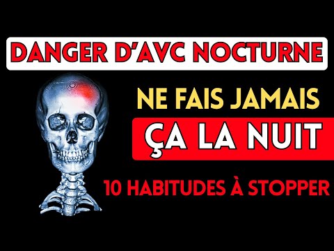 ⚠️ ALERTE : Ne fais JAMAIS ça avant de dormir ! Ces 10 habitudes augmentent ton risque d'AVC la nuit
