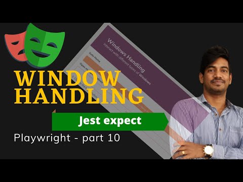 Window Handling | Playwright - Part 10