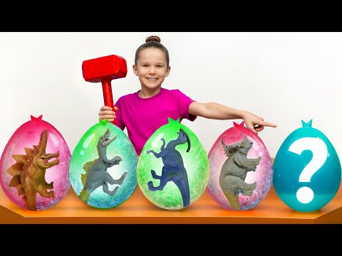 Secret Dinosaurs & Mystery Ice Eggs | Amazing Adventures with Vania Mania Kids