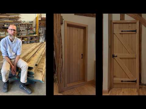 Making and installing Oak Ledge & Brace Doors