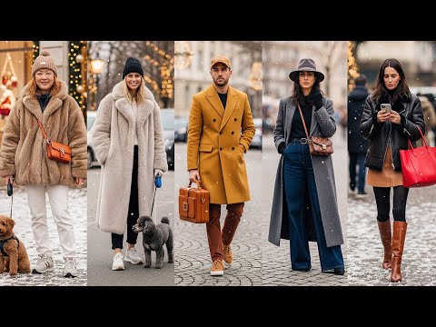 Milanese Christmas Season Street Outfit ๐ Milan Holidayโs Winter Street Style Fashion 2025โ๏ธ