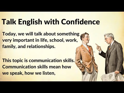 Talk English with Confidence || Graded Reader || English Listening Practice || Improve Your English