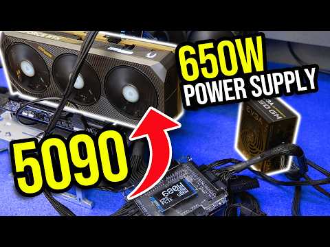 What happens if your PSU is too small? Let's find out!