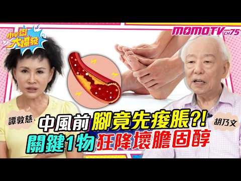 中風 前腳竟先痠脹?! 關鍵1物狂降壞 膽固醇 ！ft. 中醫師 胡乃文 譚敦慈 【 小宇宙大爆發 】