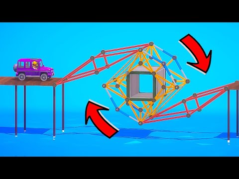 Unfold the roads to make a bridge, simple right? Poly Bridge 3!