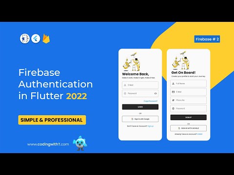 Flutter Firebase Authentication Tutorial - Firebase Auth using email and password 2025
