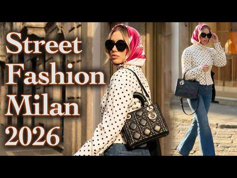 Learn the Trendiest Milan Fashion: Polka Dots Return. Purple Is Trending. Elegant Mature Women Style