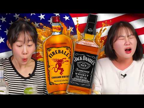 Korean Girls Try the U.S. 'STRONGEST Liquor' for the First Time | 𝙊𝙎𝙎𝘾