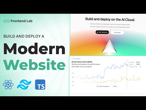 Build and Deploy a Modern Landing Page | React, TypeScript, Tailwind CSS