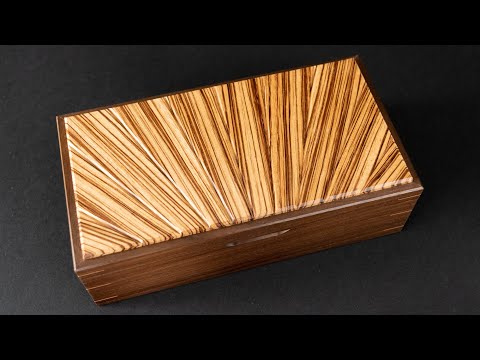 Making a Classic Jewelry Box with a Sunburst Lid