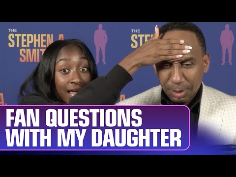Answering fan questions with my daughter