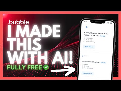 Bubble AI: BEST AI App Builder For Android and IOS with NO CODE!