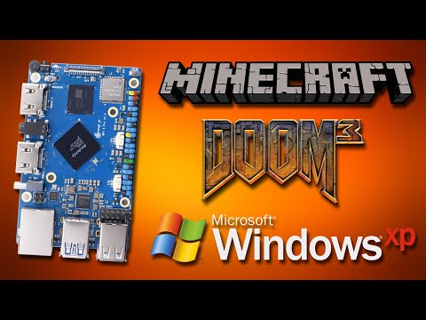 Orange Pi 5 Pro - Minecraft, Doom 3 and...Windows XP?!