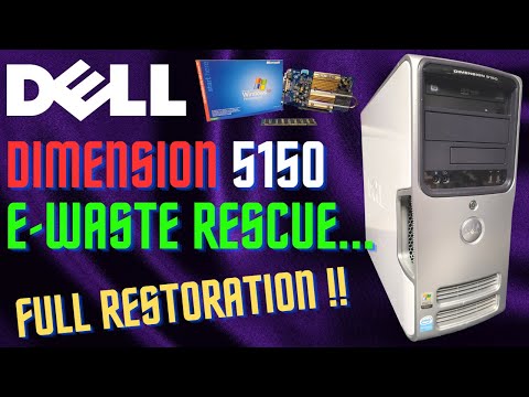 Dell Dimension 5150 E-Waste Rescue - Full Restoration!!