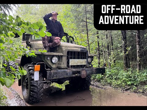 Off-Road Adventure | Massive Soviet Military Truck Ural 375D Conquers Mud & Forest