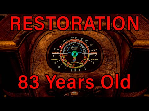 1938 Receiver Restoration! DeForest 7D832 Radio.
