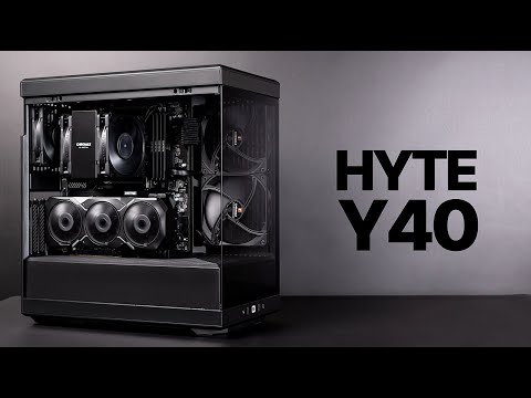 All Black Air Cooled HYTE Y40 | Noctua NH-U12A | 13600KF B760 Undervolting | RX 7900 XT