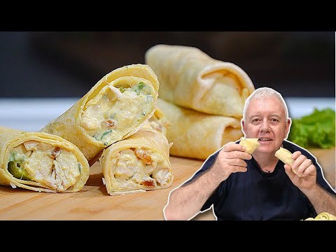 The ROYAL Lunch Makeover  - Coronation CHICKEN WRAPS Modern British CLASSIC