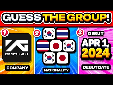 Guess the Group by 3 Clues! 💡 (Company, Members’ Nationalities, Debut Date) ✨ ANSWER - KPOP QUIZ 🌟