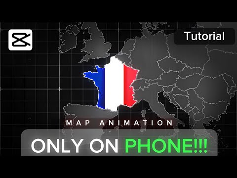 MAP ANIMATION on PHONE | FREE CapCut Tutorial (For BEGINNERS) 