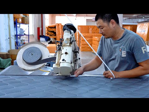 How Mattress is made? Inside a Chinese Mattress Factory.
