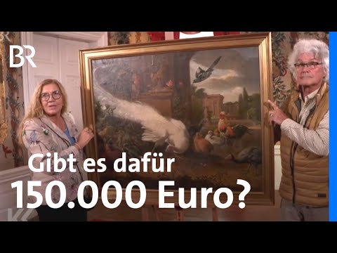 Gemälde mit weißem Pfau: Original Hondecoeter oder Enttäuschung? | Kunst + Krempel | BR