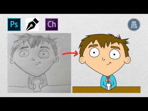 Cartoon in Photoshop with the Pen Tool [No Drawing Tablet]