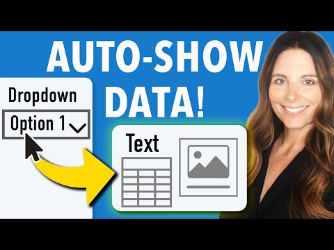 Interactive Word Fillable Forms: Reveal Content Automatically from a Drop-Down Menu