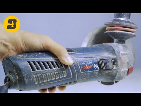 Restoration damaged angle grinder - BOSCH GWS 12-125 CI