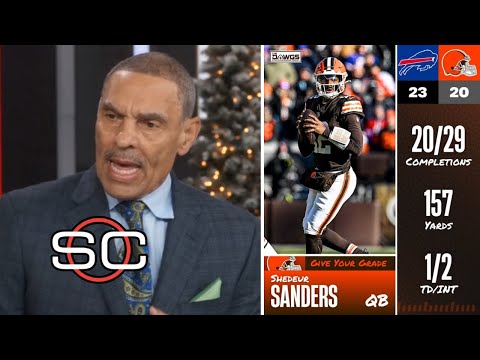 ESPN SC | Shedeur Sanders can Flat-Out PLAY - Herm Edwards on Josh Allen, Bills surviving Browns