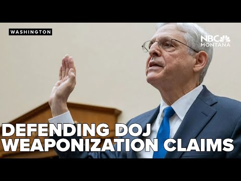 Garland defends DOJ from weaponization claims as politically charged cases continue