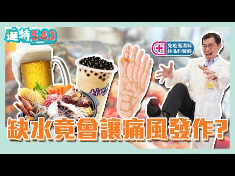 #缺水 竟會讓 #痛風 發作？教你5招跟痛風說掰掰！| 黃漢斌醫師 ft. 秀傳紀念醫院 免疫風濕科 林泓科醫師【543男方基地】