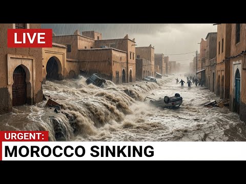 Morocco Under EMERGENCY -100 000's EVACUATE Brutal Floods Are SINKING The Entire City