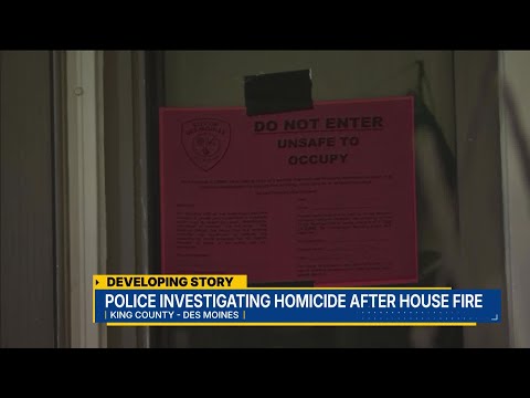 Police investigating homicide after Des Moines house fire